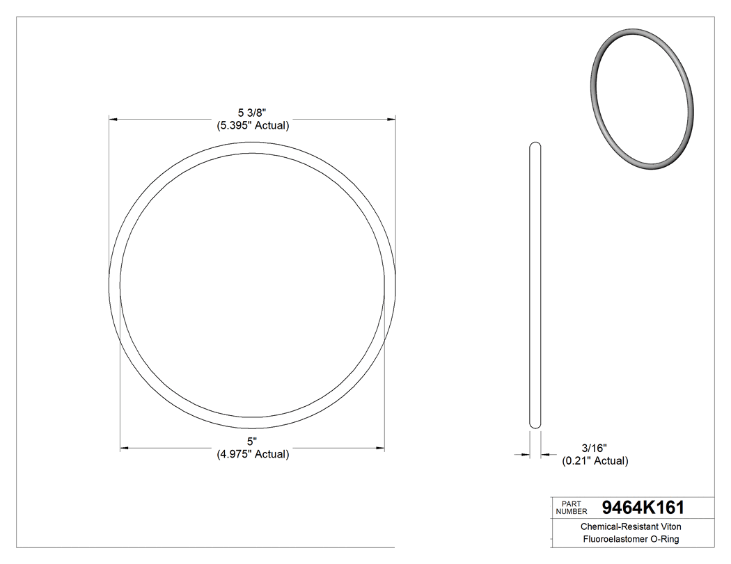 Technical drawing - 9464K161